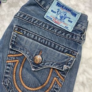 True Religion Straight Leg Jeans: size 31